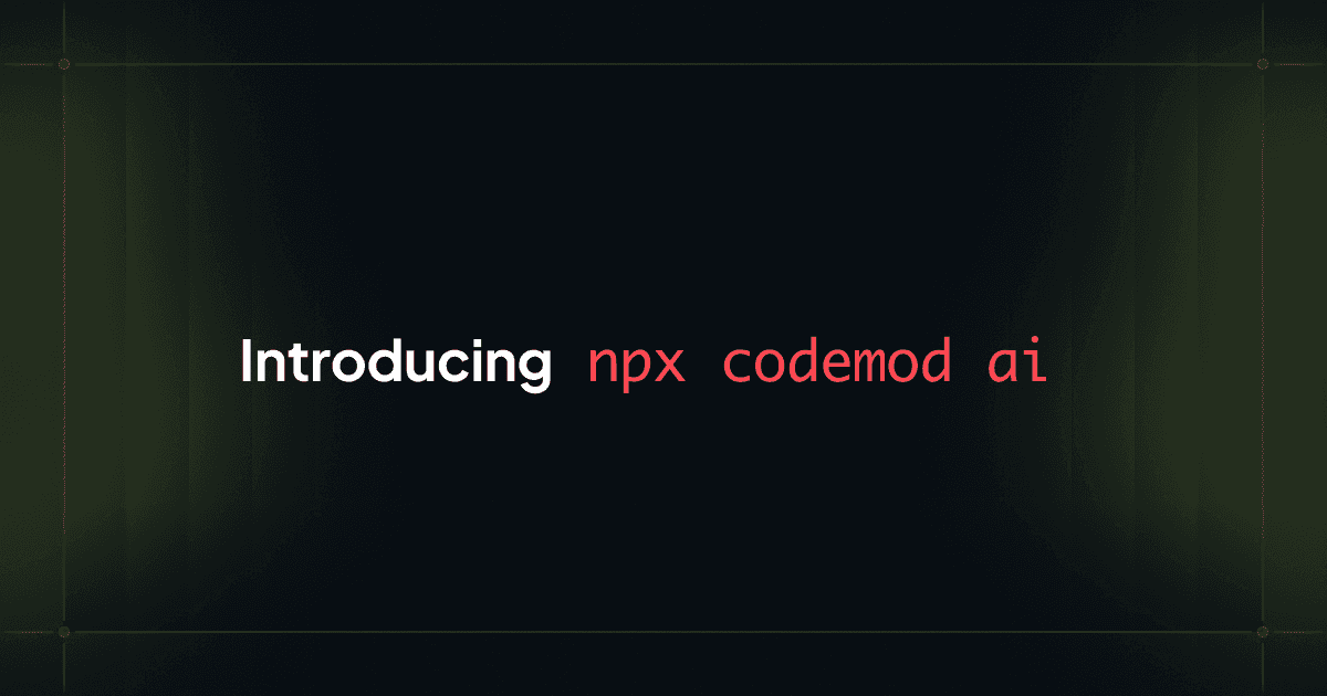 npx codemod ai